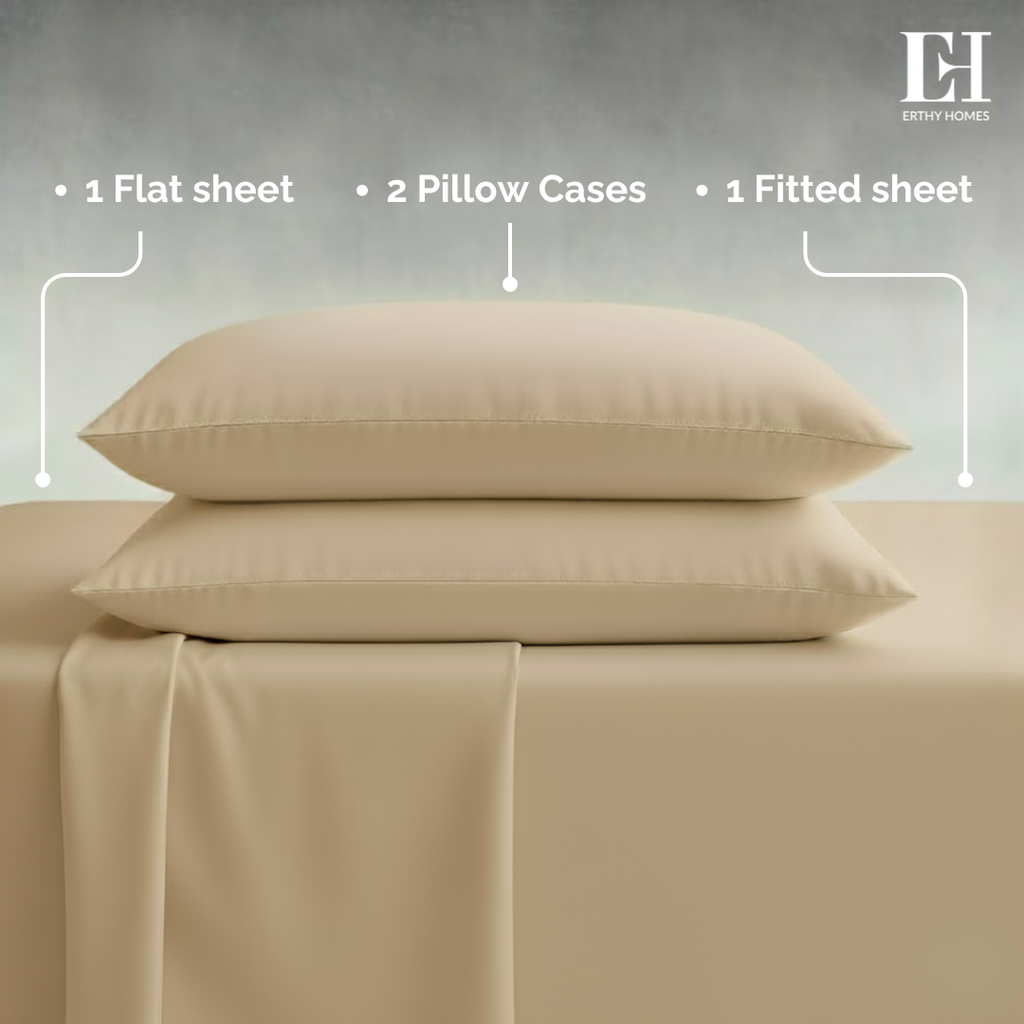4-Piece Bed Sheet Solid Set