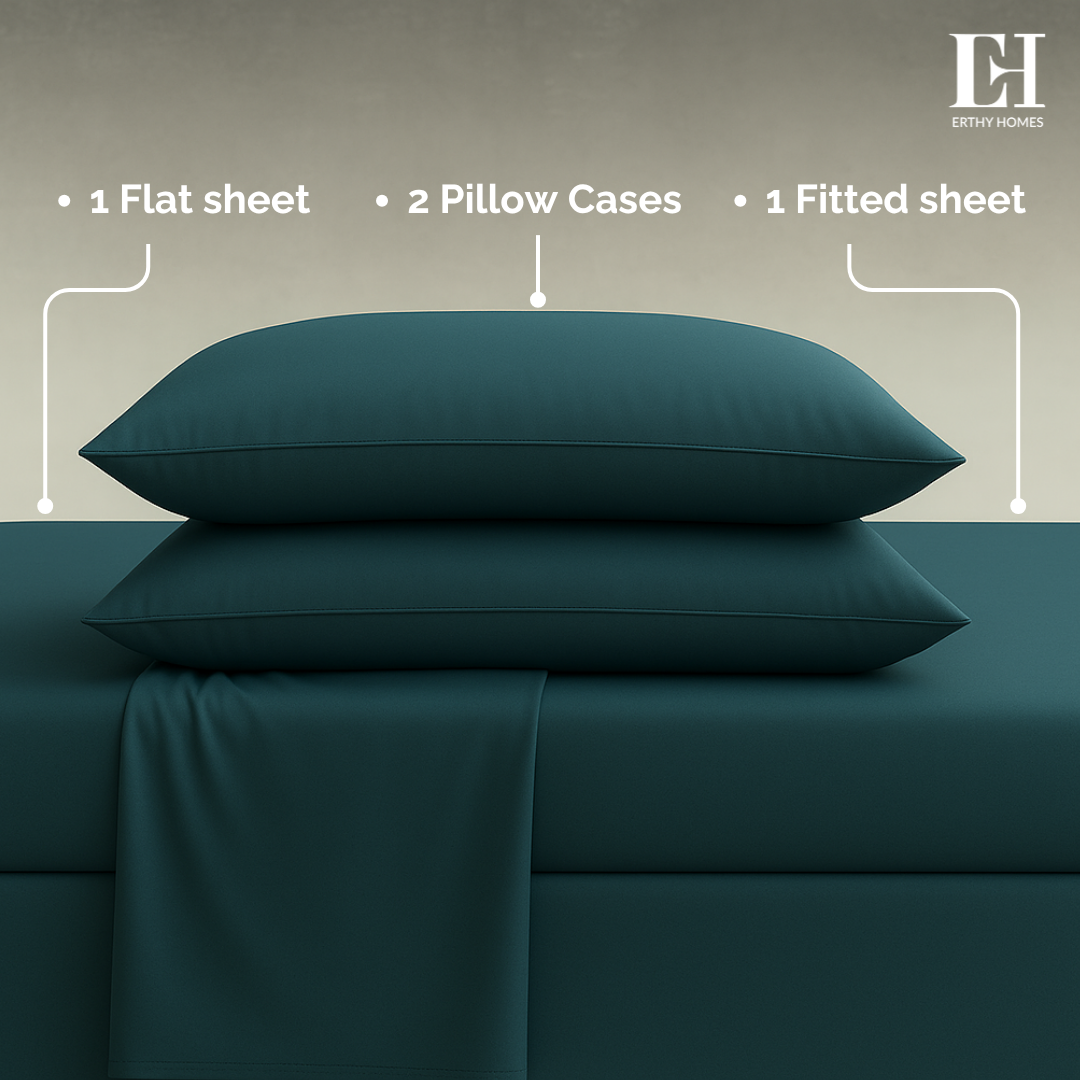 4-Piece Bed Sheet Stripes Set