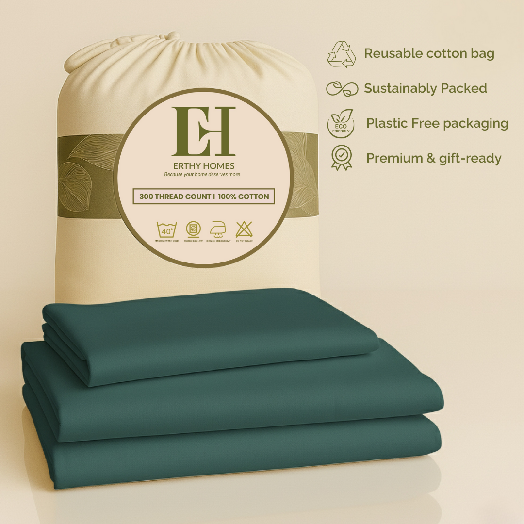 3-Piece Bed Sheet Stripes Set