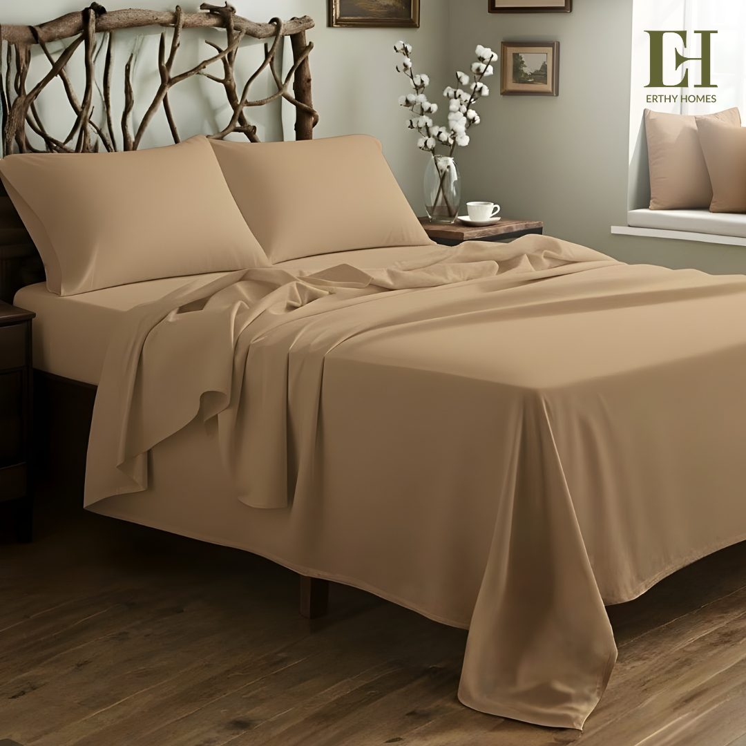4-Piece Bed Sheet Solid Set